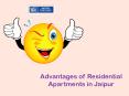 Advantages of Residential Apartments in Jaipur PowerPoint PPT Presentation