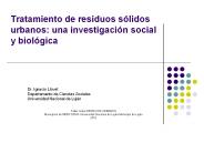 Tratamiento de residuos s