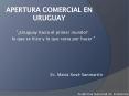 Apertura comercial en uruguay PowerPoint PPT Presentation