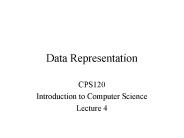 Data Representation
