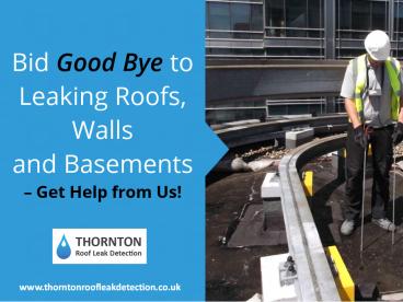 Leak Detection Specialists in UK - Infra-Red Thermography