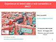 Esperienze di linked data e web semantico in  BNCF PowerPoint PPT Presentation