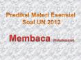 Materi Esensial Menghadapi UN Tahun 2012 PowerPoint PPT Presentation