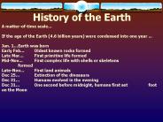History of the Earth