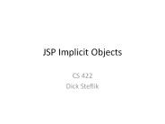 JSP Implicit Objects