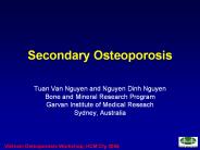 Secondary Osteoporosis