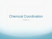 Chemical Coordination