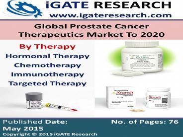 Global Prostate Cancer Drugs Market