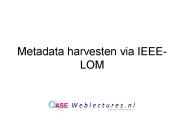 Metadata harvesten via IEEE-LOM