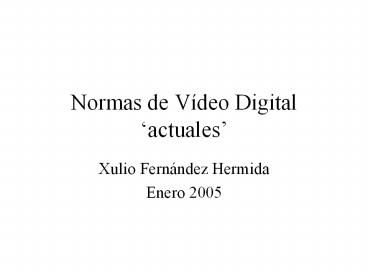Normas de V
