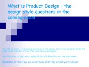 What is Product Design 