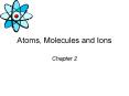 Atoms, Molecules and Ions PowerPoint PPT Presentation