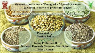 Genomic%20translations%20of%20Fenugreek%20(Trigonella%20foenum-graecum)%20to%20derive%20its%20proteomic%20insights
