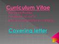 Curriculum Vitae    - Personal Profile - Contents of a CV - Testimonials/reference letters PowerPoint PPT Presentation