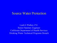 Source Water Protection