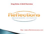 Drug Detox: A Brief Overview