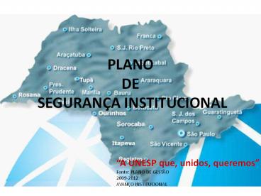 PLANO DE SEGURAN