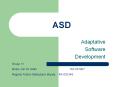 ASD PowerPoint PPT Presentation