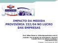 IMPACTO DA MEDIDA PROVIS PowerPoint PPT Presentation