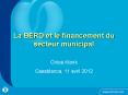 La BERD et le financement du secteur municipal PowerPoint PPT Presentation