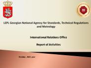 International Relations Office  Report of Activities