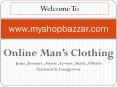 Buy Online Branded Men Clothing in India