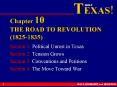 Chapter 10 THE ROAD TO REVOLUTION (1825-1835) PowerPoint PPT Presentation
