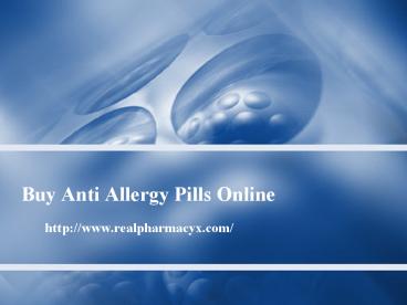 Buy Anti Allergy Pills