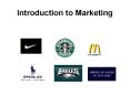 Introduction to Marketing PowerPoint PPT Presentation