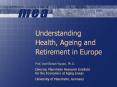 Research Institute on the                    Economics of Aging PowerPoint PPT Presentation