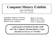 Computer History Exhibits