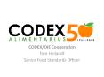 CODEX/OIE Cooperation PowerPoint PPT Presentation