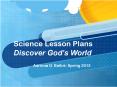 Science%20Lesson%20Plans%20Discover%20God PowerPoint PPT Presentation