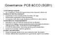 Governance: PCB PowerPoint PPT Presentation
