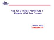 Csci 136 Computer Architecture II 