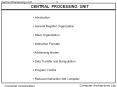 CENTRAL PROCESSING UNIT PowerPoint PPT Presentation