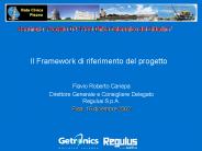 Il Framework di riferimento del progetto