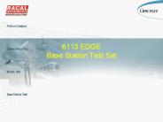 6113 EDGE Base Station Test Set