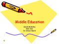Middle Education PowerPoint PPT Presentation