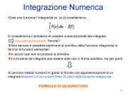 Integrazione Numerica
