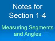 Notes for Section 1-4