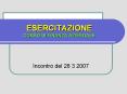 ESERCITAZIONE CORSO DI FINANZA AZIENDALE PowerPoint PPT Presentation