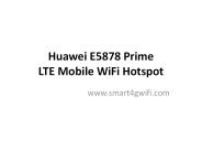 Huawei Prime E5878s-32 4G LTE Mobile Router