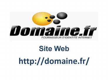 Rechercher de nouvelles extensions et nom de domaine
