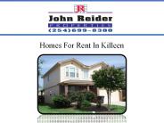 Homes For Rent In Killeen