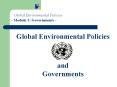 Global%20Environmental%20Policies PowerPoint PPT Presentation