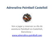 Adrenalina PaintBall Castelloli