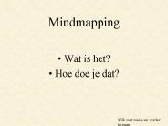Mindmapping