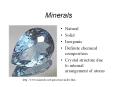 Minerals PowerPoint PPT Presentation