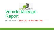 vehicle mileage report - realtycabinet